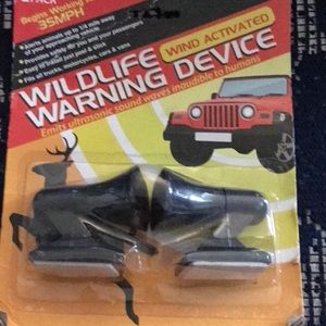 Never used or opened!  Alert animals that you are near, to prevent accidents!